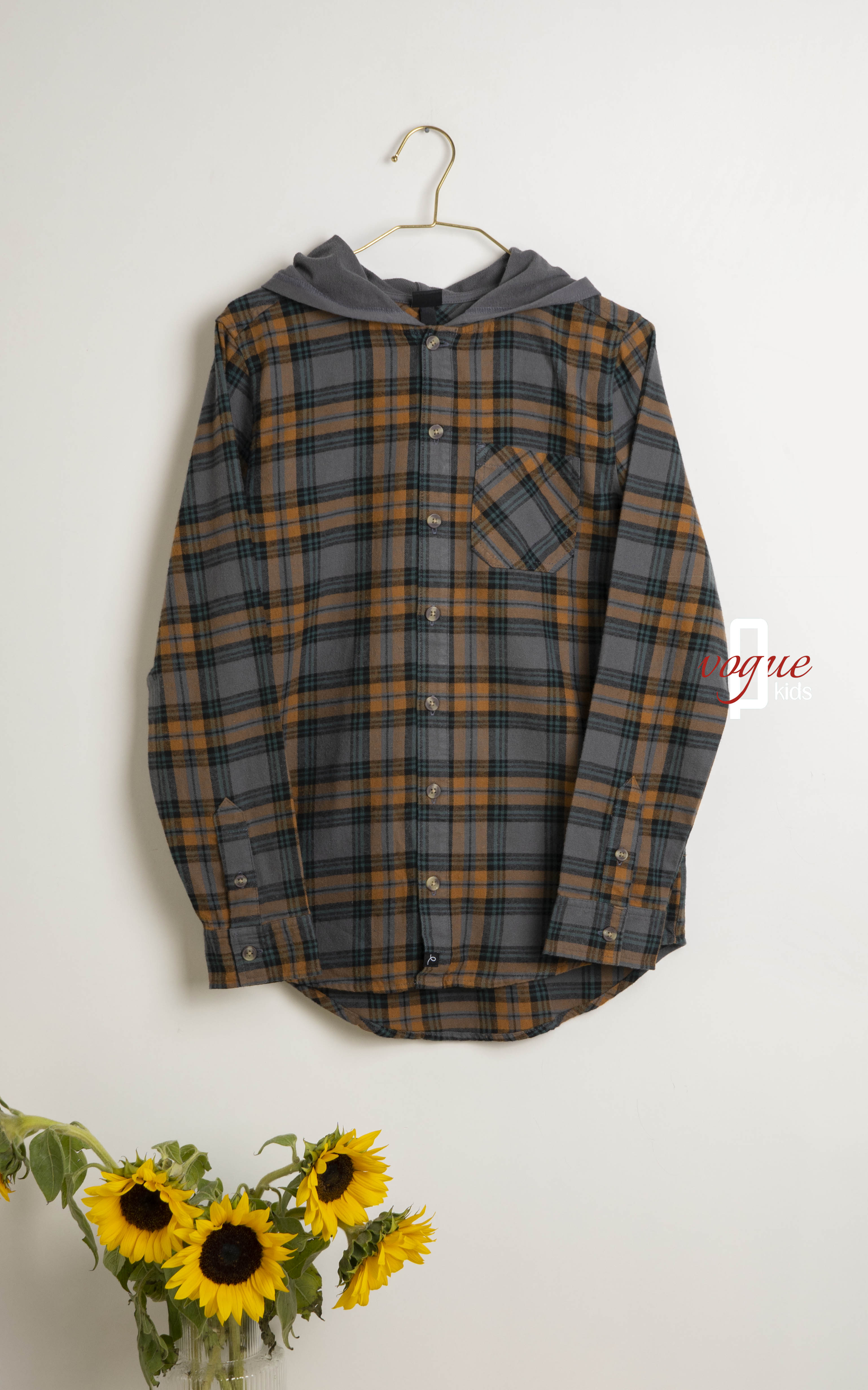 شکت پشمی کلاه دار دخترانه